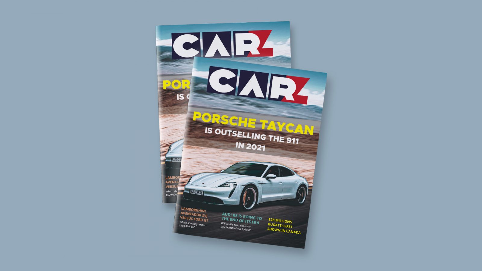 Cover of CARZ magazine - a Canadian magazine publisher. The cover page displays the most attractive information and images.